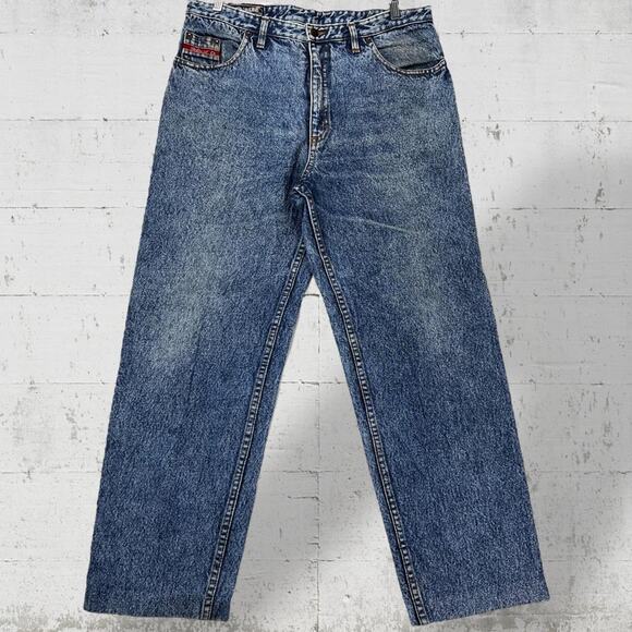 Vintage Diesel Jeans Acid Wash Denim Relaxed Fit Men's Size Waist 36 Y2K - Picture 1 of 10